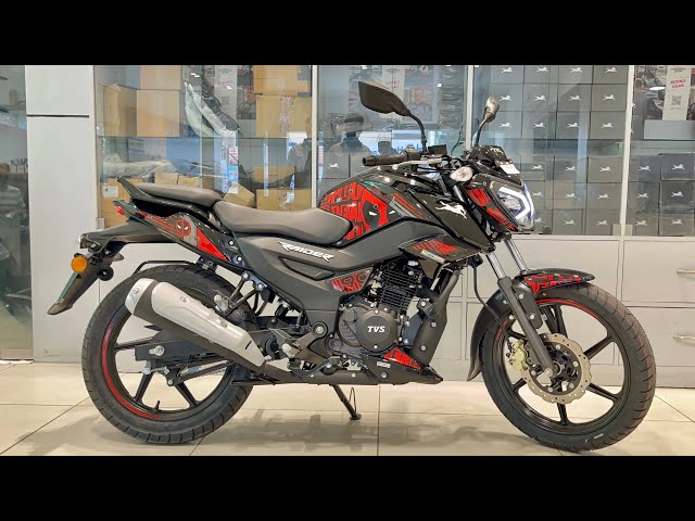 Tvs Raider 125cc 2025 New Deadpool Edition New Features Price Mileage Changes All Detailed.