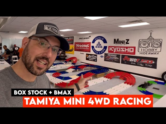 My first Tamiya Mini 4WD is Racing BOX STOCK and BMAX at Hobby Hideaway
