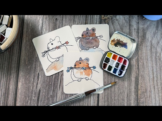 Pika | Backyard Animals Watercolor Series