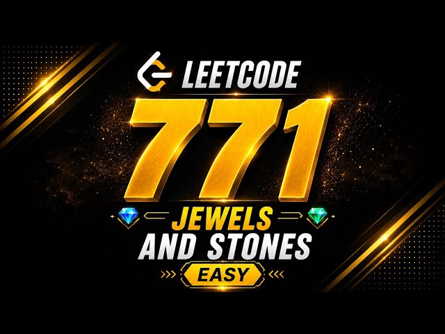 LeetCode 771: Jewels and Stones | Easy HashSet Solution in Java | DSA #leetcode 