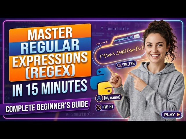 Master Regular Expressions (Regex) in 15 Minutes | Complete Beginner's Guide