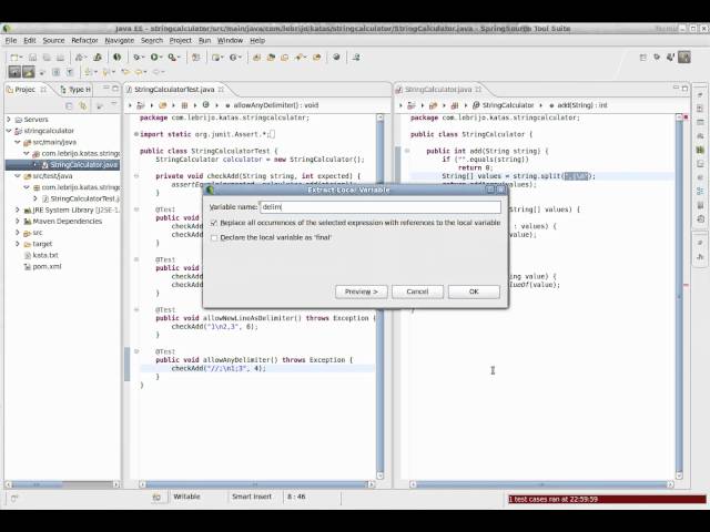 StringCalculator Java kata