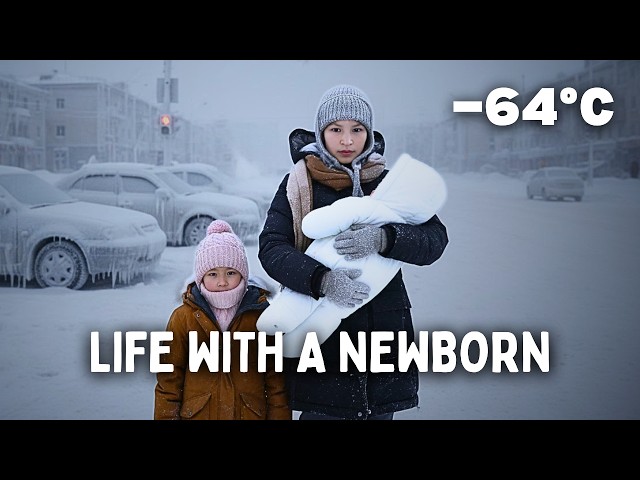 Day in the Life with a Newborn at –64°C (−83°F) in the Coldest City on Earth Yakutsk