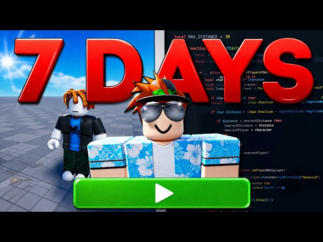 I Tried Learning Roblox Scripting in Just 7 DAYS...