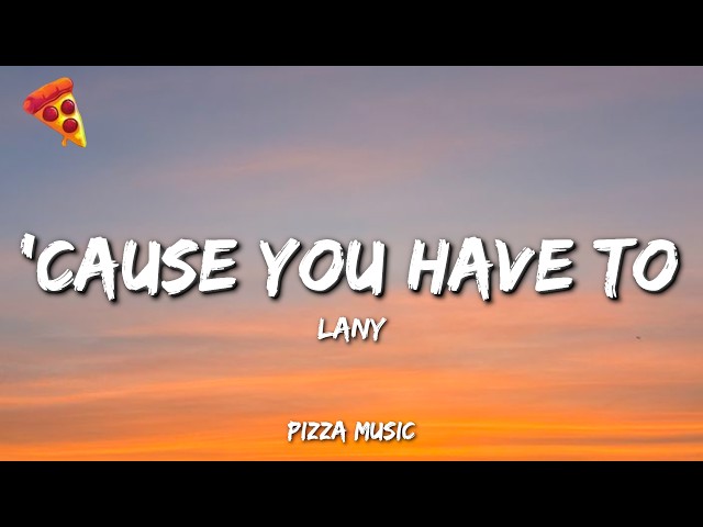 'Cause You Have To — LANY (Lyrics)