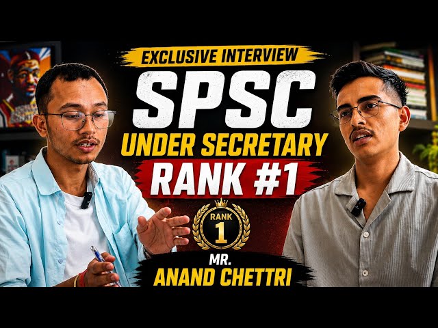 SPSC UNDER SECRETARY RANK #1 REVEALS HIS COMPLETE PREPRATION STRATEGY | ANAND CHETTRI