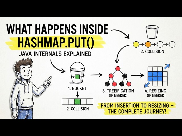 What Happens Inside HashMap.put()? Java Internals Explained