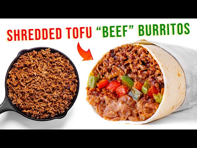 ¡Come BURRITOS VEGANOS todos los días! ¡Comida lista para congelar!