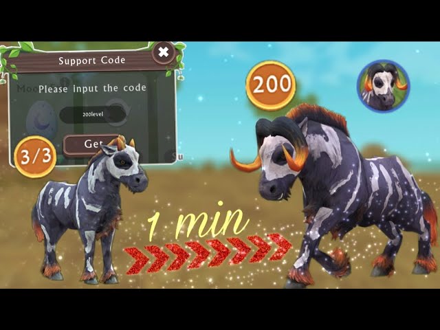 WildCraft - How to become level 200 in just 1 minute !!! Code ?