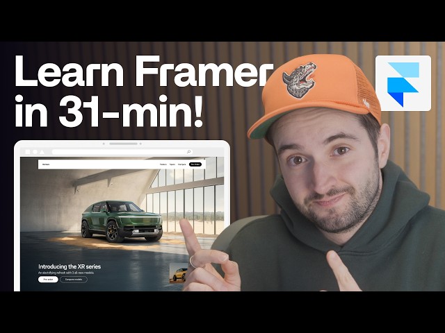 Learn Framer for Beginners (2025 Crash Course)