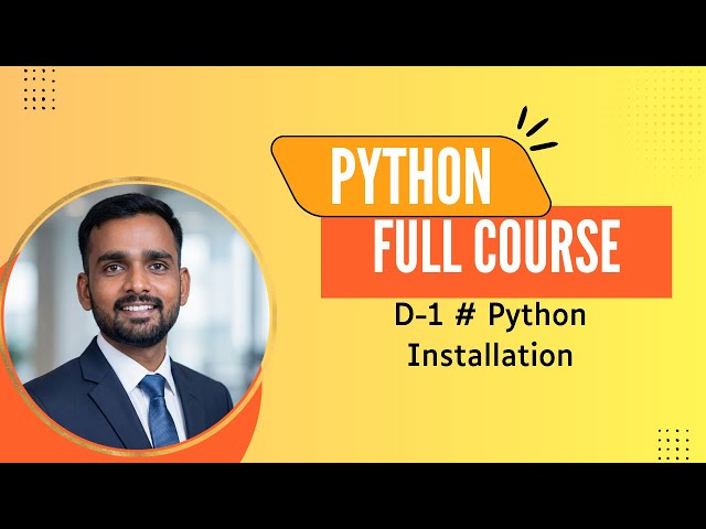 D-1 | Python Installation (Hindi | Windows)