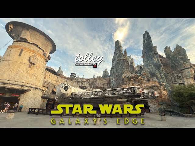 Star Wars Galaxy's Edge Area Full Tour September 2025 at Disney's Hollywood Studios 4K60HDR