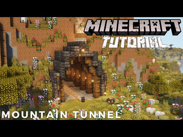 Minecraft Mountain Tunnel Tutorial