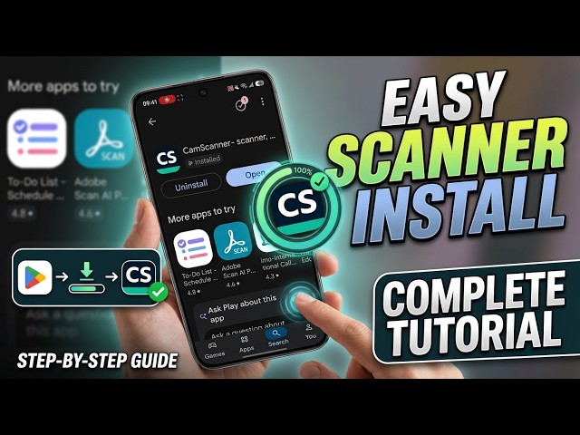 Scanner App Installation on Android – Complete Tutorial?