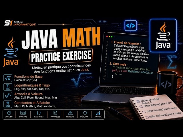 Java Math Exercise | Java Programming Tutorial for Beginners | Space Informatique