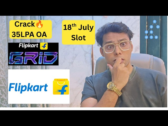 Flipkart GRiD 8.0 OA 2026 | SUPER HARD DSA Question Solved 🔥 by FAANG SDE (Kumar K)