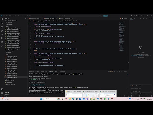 JavaScript Playwright Portfolio Project | Allure Reports | Page Object Model