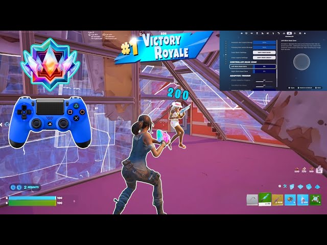 *NEW* Console Best controller settings fortnite | Unreal Reload Ranked PS5 Gameplay