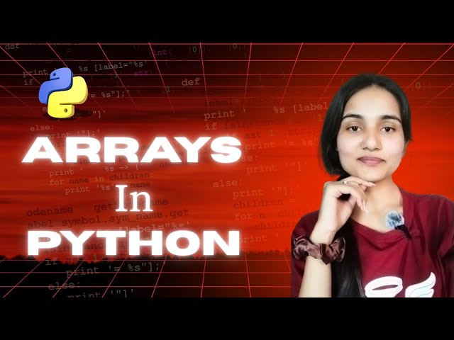 Day - 36 | Array in Python for Machine Learning, Data Science & Analytics