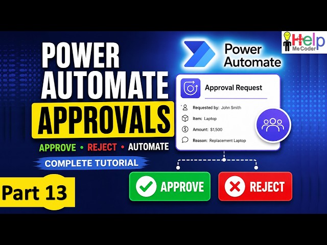 Power Automate Approvals Made EASY! 🚀 Complete Guide + Real Demo