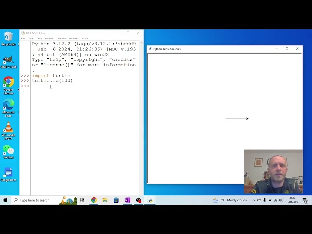 Using Python Turtle to make basic shapes