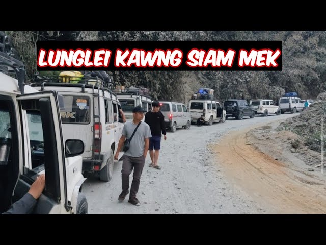 Lunglei kawng siam mek | Tlawng - Pukpui road a khu duh hle mai | Road construction in Mizoram 