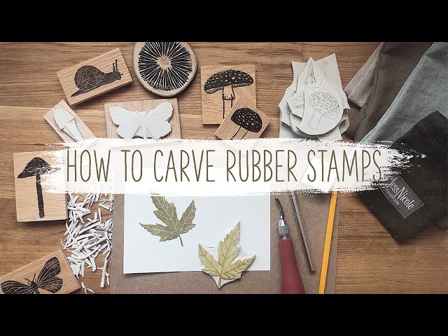 How To Carve Rubber Stamps For Block Printing