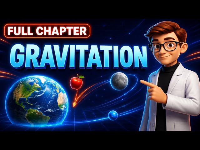 Gravitation || 9th class || 3D animation || complete chapter