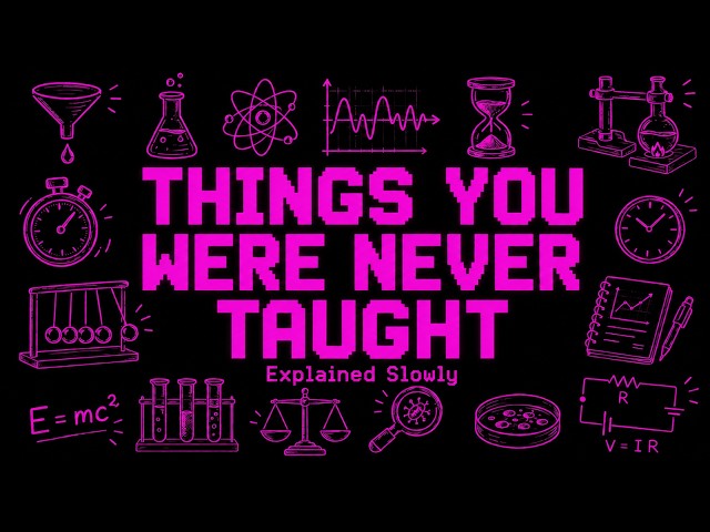 Every Confusing Idea You Were Never Properly Taught Explained Slowly (For Sleep)