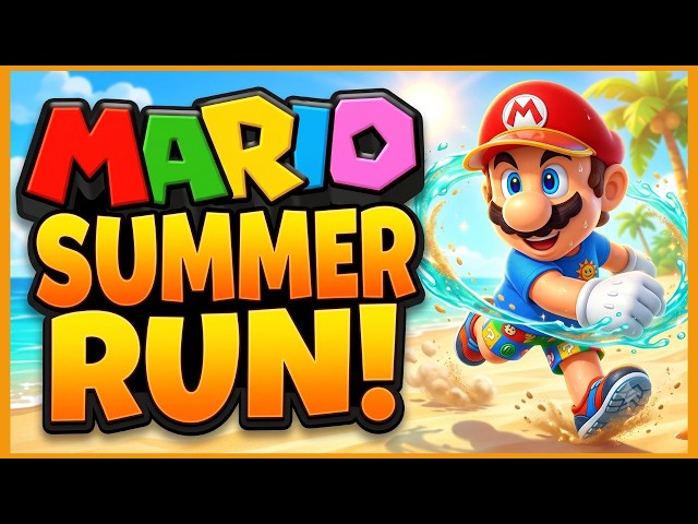 Brain Break – Mario Summer Run! ☀️🍄 Brain Break for Kids