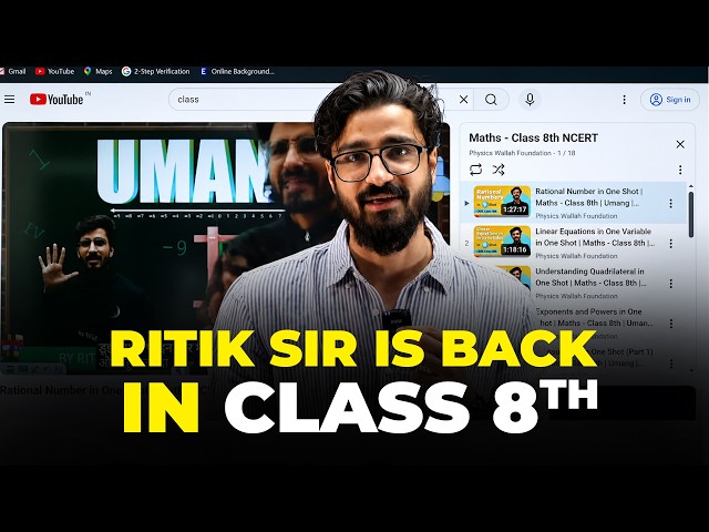 Biggest Announcement of the Year 🔥😎 New One Shot Series ❤️ @RitikMishra-6th7th8th