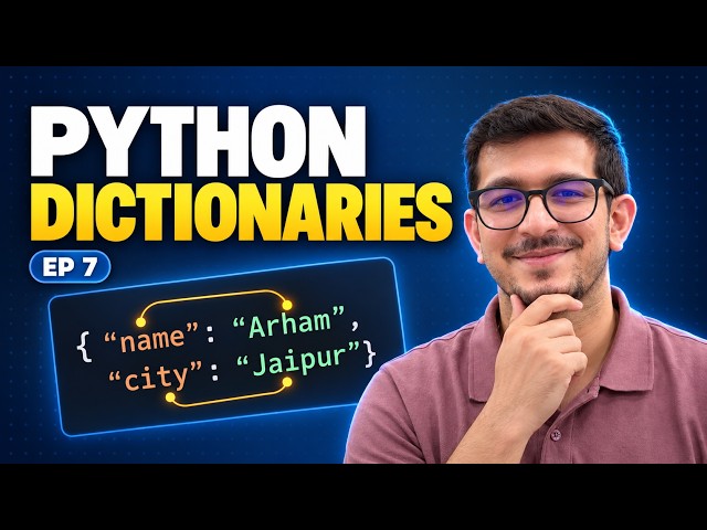 Python Dictionaries : EP7 : Keys, Values, get(), Nested Dicts and Practice Questions