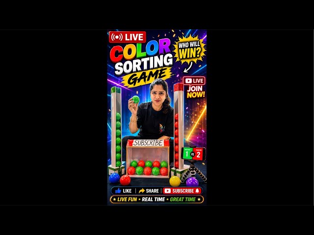 🔴 LIVE 😱 Ball Sort Puzzle Game Challenge |  Ronaldo Vs Messi Fans