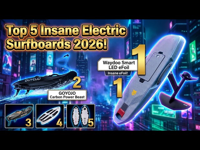 Top 5 Best eFoil Electric Hydrofoil Surfboard - 2026 Buying Guide!