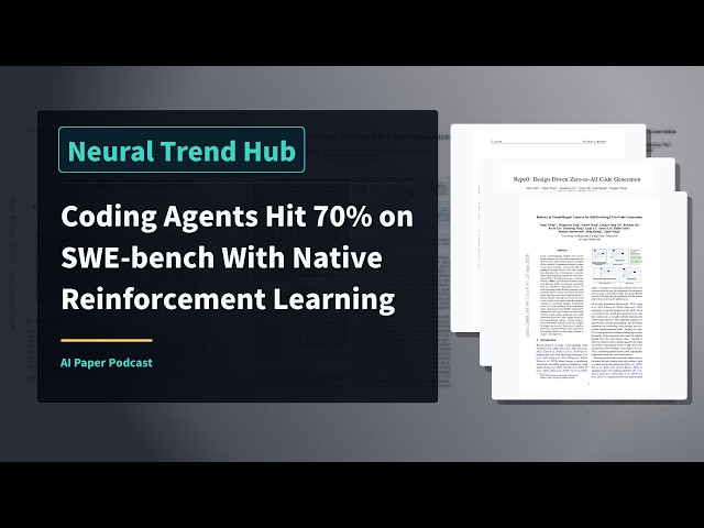 Coding Agents Hit 70% on SWE-bench With Native Reinforcement Learning