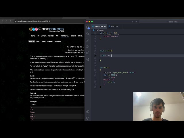 Day 14 doing Competitive Programming until I get a job at a FAANG company | No talking