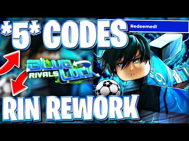 👑RIN REWORK! ALL RIN REWORK UPDATE CODES FOR BLUE LOCK RIVALS (BLR)! ROBLOX BLUE LOCK RIVALS CODES