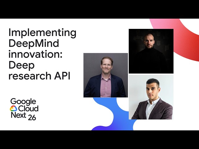 Implementing DeepMind innovation: Deep research API