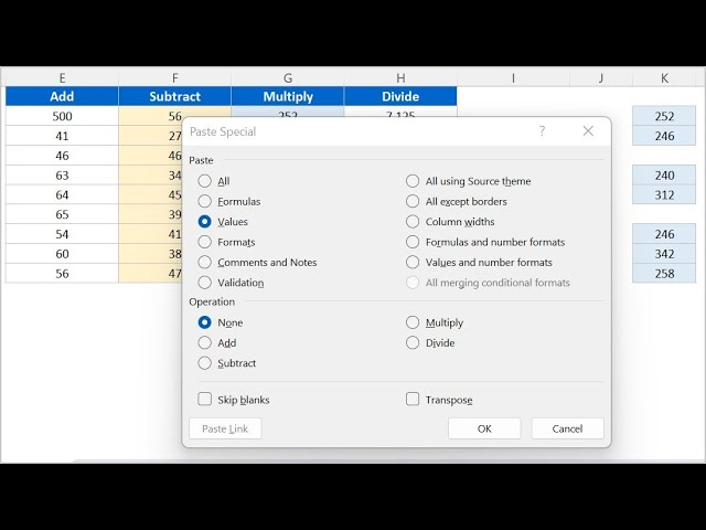 Paste Special in Microsoft Excel | Step-by-Step Complete tutorial