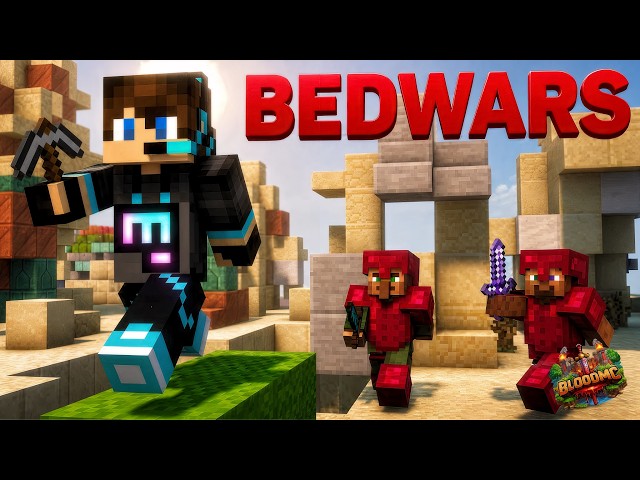 Playing bedwars in BloodMC with viewers | LIVE 🔴