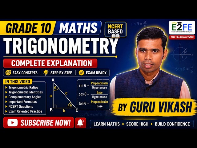 Trigonometry Basics | Grade 10 Maths