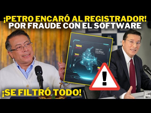 ¡Petro REVELÓ PRUEBAS de posible Fraude con Software! Exigió al Registrador transparencia y acción