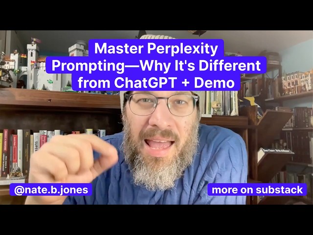 Master Perplexity Prompting -- Why It's Different from ChatGPT + Demo