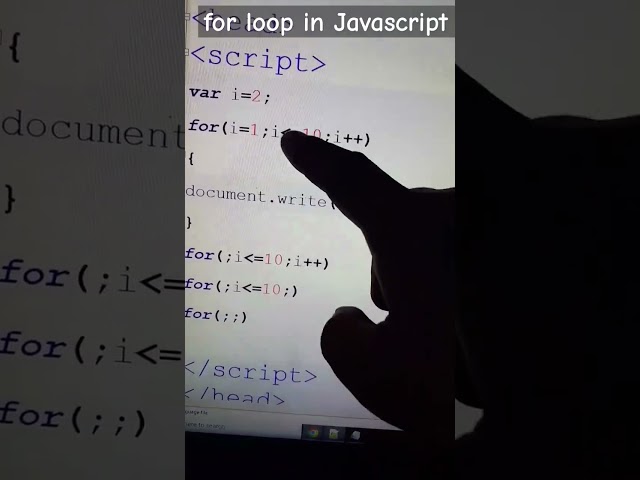 for loop in java script#js #javascript #loops #forloop #coding #programming #examples #webdesign