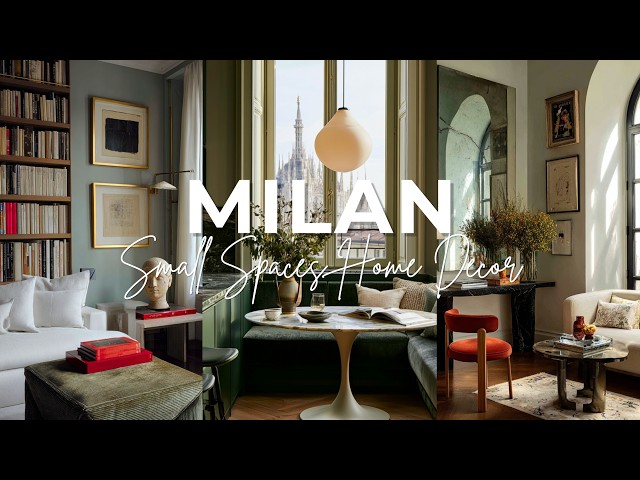 Creating MILAN Aesthetics In Small spaces | Italian Modern Living