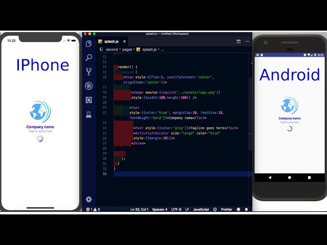 Not Splash Screen || setTimeout() || React Native || iOS App || Android App