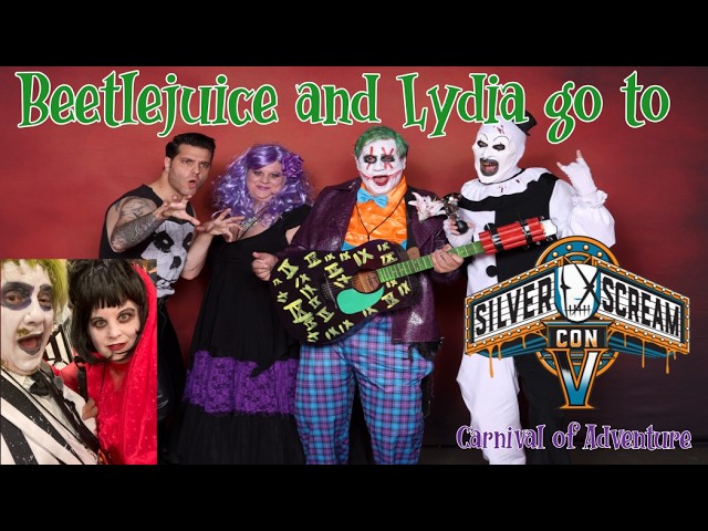 BeetleJuice and Lydia go to Ice Nine Kill's Silver Scream Con 5