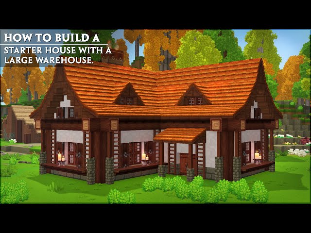 How to Build a Starter Base With a Large Warehouse | Hytale Tutorial