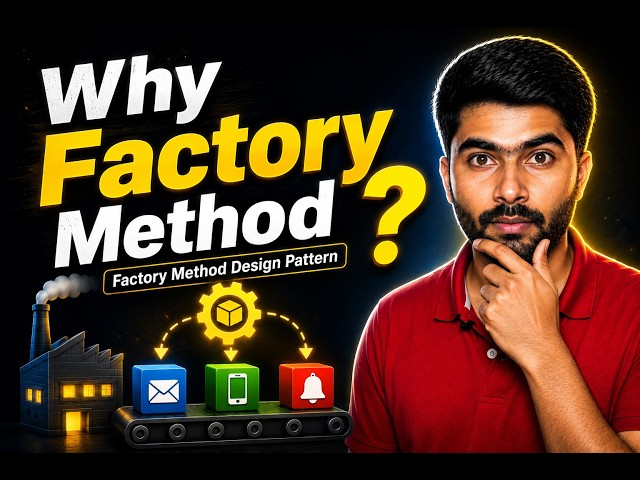 Why Do We Need Factory Method Design Pattern in Java? | Real Problem Solved (2026)