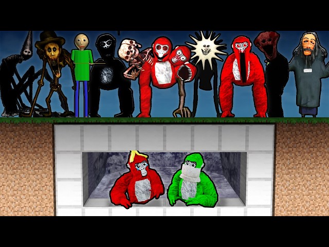 DOOMSDAY BUNKER vs GORILLA TAG GHOSTS